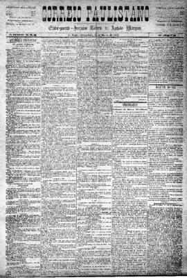 Correio paulistano [jornal], [s/n]. São Paulo-SP, 14 mar. 1884.