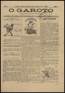 O Garoto [jornal], a. 1, n. 11. São Paulo-SP, 09 mar. 1901.