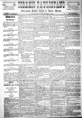 Correio paulistano [jornal], [s/n]. São Paulo-SP, 04 nov. 1884.