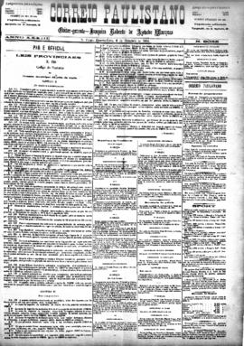 Correio paulistano [jornal], [s/n]. São Paulo-SP, 06 out. 1886.