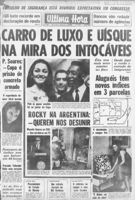 Última Hora [jornal]. Rio de Janeiro-RJ, 01 jul. 1969 [ed. matutina].