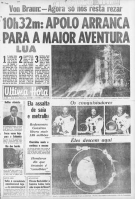 Última Hora [jornal]. Rio de Janeiro-RJ, 16 jul. 1969 [ed. matutina].