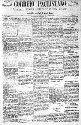 Correio paulistano [jornal], [s/n]. São Paulo-SP, 17 dez. 1878.