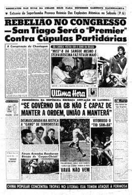 Última Hora [jornal]. Rio de Janeiro-RJ, 21 jun. 1962 [ed. matutina].
