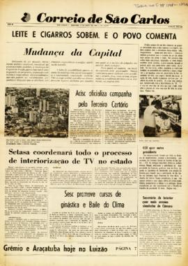 Correio de São Carlos [jornal], [s/n]. São Carlos-SP, 13 abr. 1980.