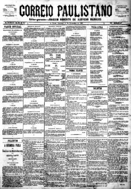 Correio paulistano [jornal], [s/n]. São Paulo-SP, 11 nov. 1888.