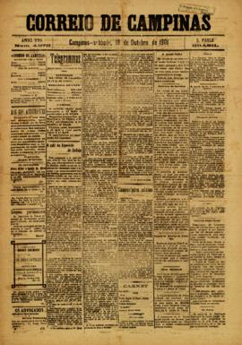 Correio de Campinas [jornal], a. 17, n. 4976. Campinas-SP, 19 out. 1901.