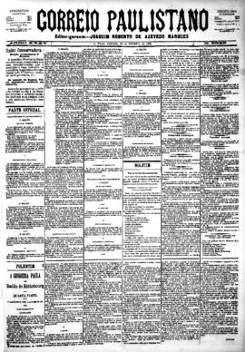 Correio paulistano [jornal], [s/n]. São Paulo-SP, 29 set. 1888.
