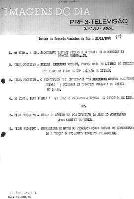 TV Tupi [emissora]. Revista Feminina [programa]. Roteiro [televisivo], 28 nov. 1963.