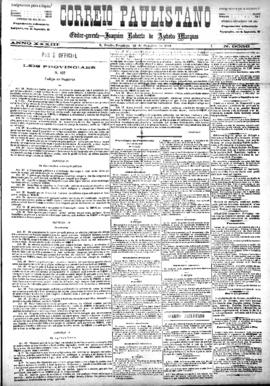 Correio paulistano [jornal], [s/n]. São Paulo-SP, 10 out. 1886.