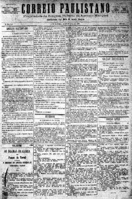 Correio paulistano [jornal], [s/n]. São Paulo-SP, 09 jul. 1880.