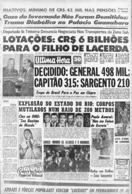 Última Hora [jornal]. Rio de Janeiro-RJ, 05 mar. 1964 [ed. vespertina].
