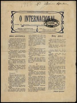 O Internacional [jornal], a. 1, n. 2. São Paulo-SP, 24 fev. 1906.