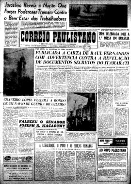 Correio paulistano [jornal], [s/n]. São Paulo-SP, 03 mai. 1957.