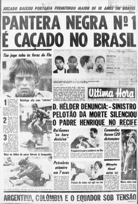 Última Hora [jornal]. Rio de Janeiro-RJ, 29 mai. 1969 [ed. vespertina].