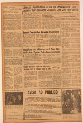 Última Hora [jornal]. Rio de Janeiro-RJ, 27 jun. 1963 [ed. regular].