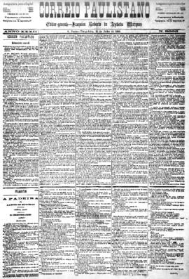 Correio paulistano [jornal], [s/n]. São Paulo-SP, 14 jul. 1885.