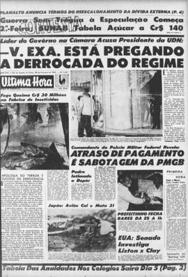 Última Hora [jornal]. Rio de Janeiro-RJ, 28 fev. 1964 [ed. matutina].