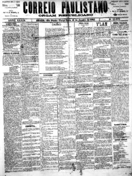 Correio paulistano [jornal], [s/n]. São Paulo-SP, 10 jan. 1893.