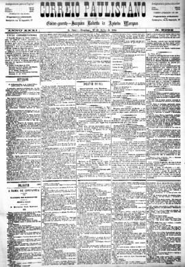 Correio paulistano [jornal], [s/n]. São Paulo-SP, 27 jul. 1884.