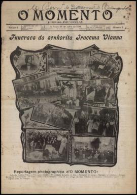 O Momento [jornal], a. 1, n. 2. São Paulo-SP, 27 jul. 1914.