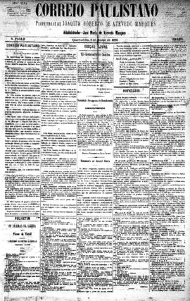 Correio paulistano [jornal], [s/n]. São Paulo-SP, 09 jun. 1880.