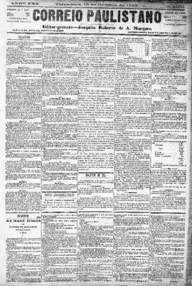 Correio paulistano [jornal], [s/n]. São Paulo-SP, 15 out. 1883.