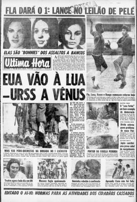 Última Hora [jornal]. Rio de Janeiro-RJ, 17 mai. 1969 [ed. vespertina].