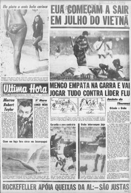 Última Hora [jornal]. Rio de Janeiro-RJ, 09 jun. 1969 [ed. matutina].