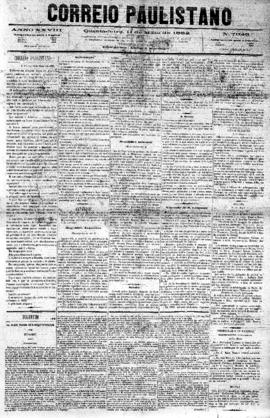 Correio paulistano [jornal], [s/n]. São Paulo-SP, 11 mai. 1882.