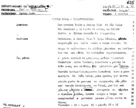 TV Tupi [emissora]. Turf em Revista [programa]. Roteiro [televisivo], 28 dez. 1953.