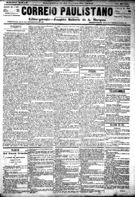 Correio paulistano [jornal], [s/n]. São Paulo-SP, 09 jun. 1883.