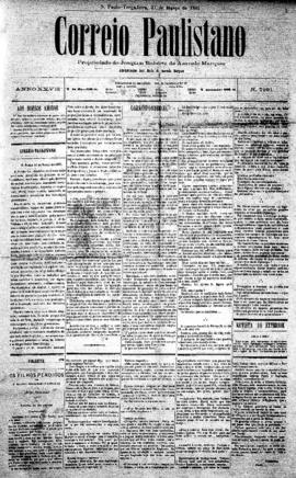 Correio paulistano [jornal], [s/n]. São Paulo-SP, 22 mar. 1881.