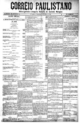 Correio paulistano [jornal], [s/n]. São Paulo-SP, 10 mai. 1887.