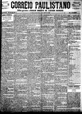 Correio paulistano [jornal], [s/n]. São Paulo-SP, 17 abr. 1888.