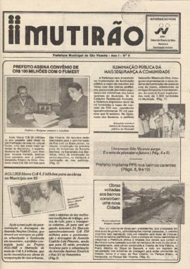 Mutirão [jornal], a. 1, n. 4. São Vicente-SP, out. 1984.