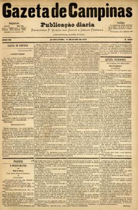 Gazeta de Campinas [jornal], a. 8, n. 1057. Campinas-SP, 13 jun. 1877.