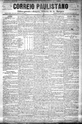 Correio paulistano [jornal], [s/n]. São Paulo-SP, 10 out. 1882.