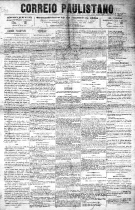 Correio paulistano [jornal], [s/n]. São Paulo-SP, 16 jan. 1882.