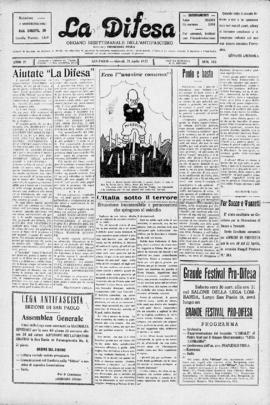 La Difesa [jornal], a. 4, n. 156. São Paulo-SP, 21 abr. 1927.
