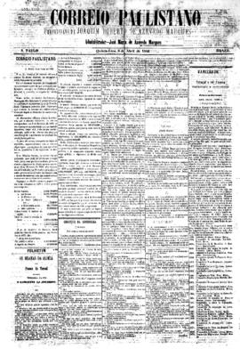 Correio paulistano [jornal], [s/n]. São Paulo-SP, 05 abr. 1880.