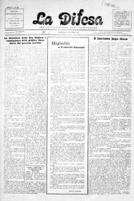 La Difesa [jornal], a. 6, n. 282. São Paulo-SP, 13 out. 1929.