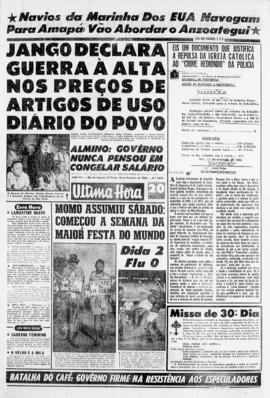 Última Hora [jornal]. Rio de Janeiro-RJ, 18 fev. 1963 [ed. vespertina].