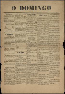 O Domingo [jornal], a. 1, n. 1. São Paulo-SP, 24 out. 1886.