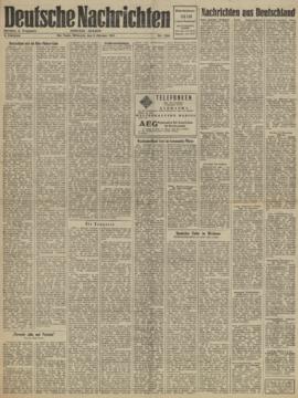 Deutsche nachrichten [jornal], n. 1106. São Paulo-SP, 03 out. 1951.