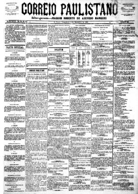 Correio paulistano [jornal], [s/n]. São Paulo-SP, 04 dez. 1888.