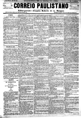 Correio paulistano [jornal], [s/n]. São Paulo-SP, 29 mar. 1883.