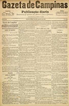 Gazeta de Campinas [jornal], a. 8, n. 1111. Campinas-SP, 23 ago. 1877.