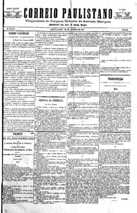 Correio paulistano [jornal], [s/n]. São Paulo-SP, 20 jan. 1881.