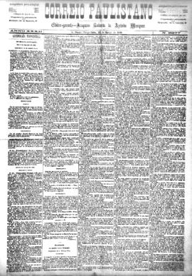 Correio paulistano [jornal], [s/n]. São Paulo-SP, 30 mar. 1886.